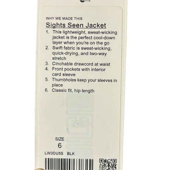 Lululemon Sights Seen Jacket *Black - Picture 9 of 10